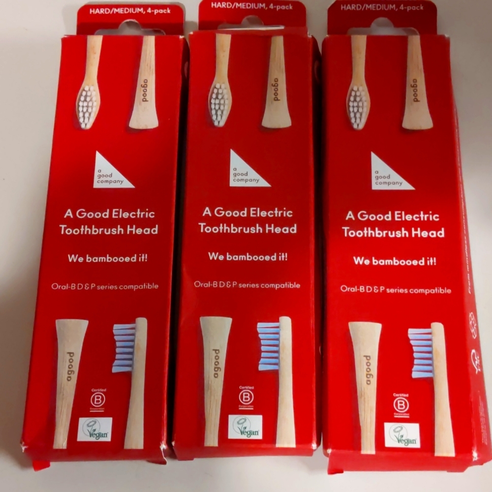 Zero waste electric toothbrush head replacements